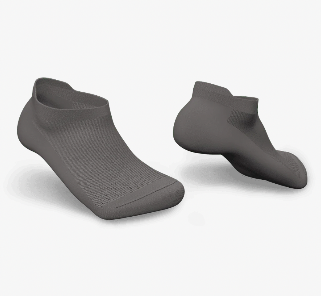 Smokey Grey Ankle Socks